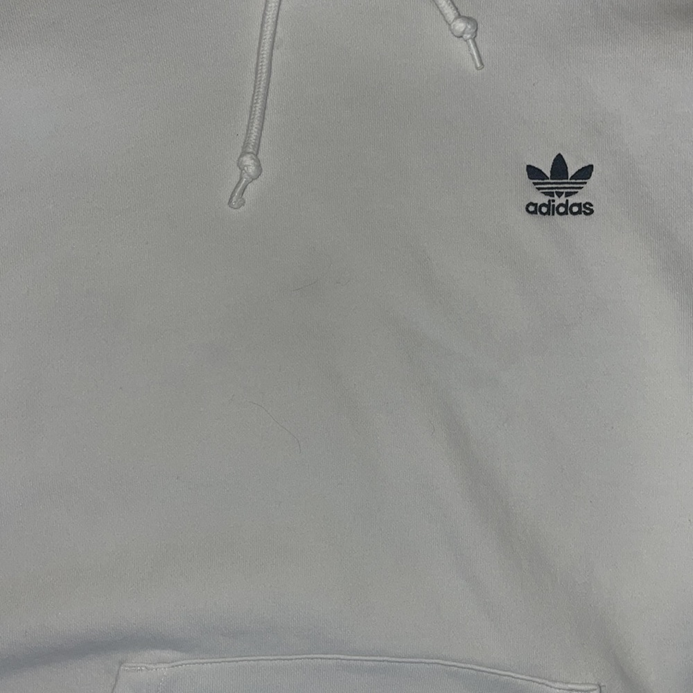 Prefect condition white Adidas men’s (large) hoodie - Picture 3 of 5